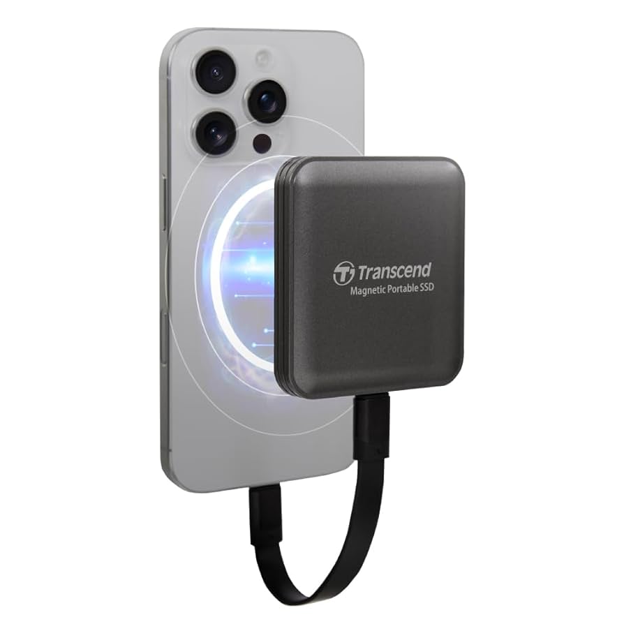 Amazon | トランセンド ポータブルSSD 1TB 【iPhone MagSafe対応